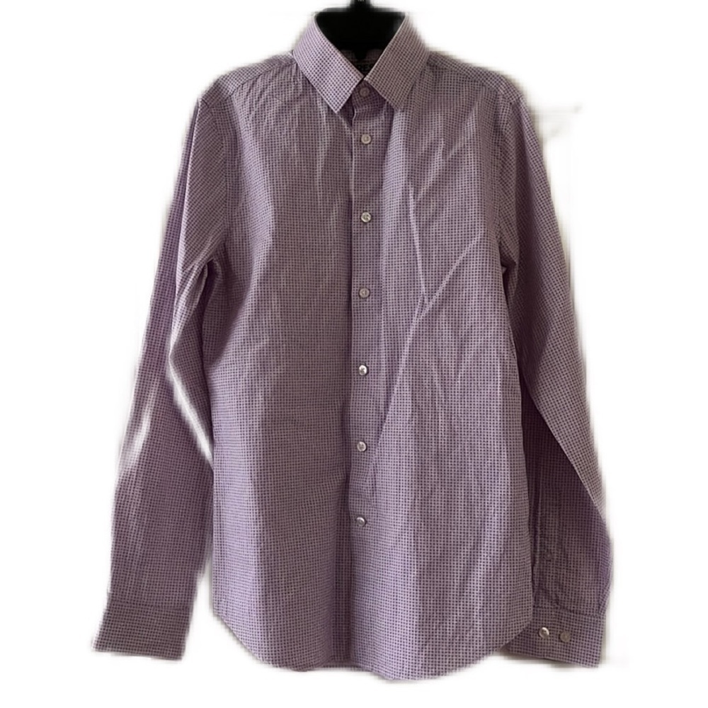 Express Polka Dot Slim Button Down Shirt Size XS